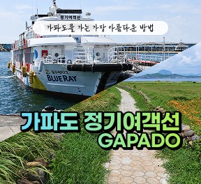 [클립/릴스 中 택1]가파도정기여객선 - 2인 왕복승선권