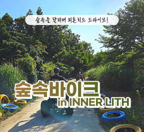 [클립/릴스 中 택1]숲속바이크 - 성인4인 기준 무료 입장권 (소아포함으로 변경 가능)